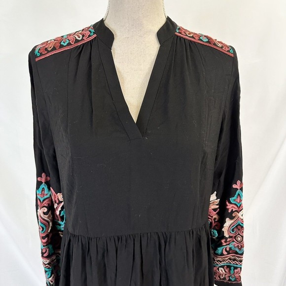 Anthropologie Floreat Avery SMALL Embroidered Boho Dress As Seen On TV - Picture 3 of 8